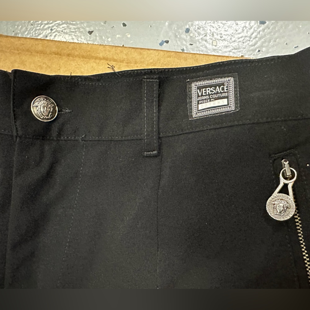 Women’s Versace Stretch Black Pants